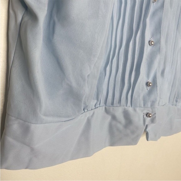 Lady Fame Vintage light blue baby doll top - M - Picture 4 of 13